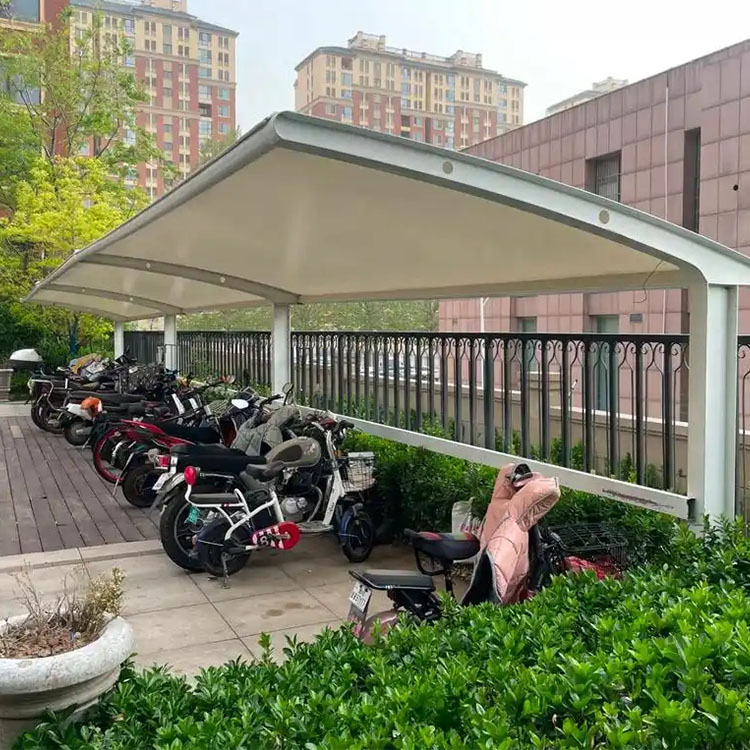 方山县膜结构电动车棚